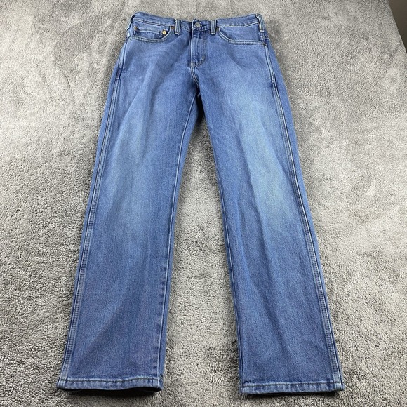 Levis Jeans Mens 31X30 Blue Medium Wash Straight Leg - Picture 1 of 14